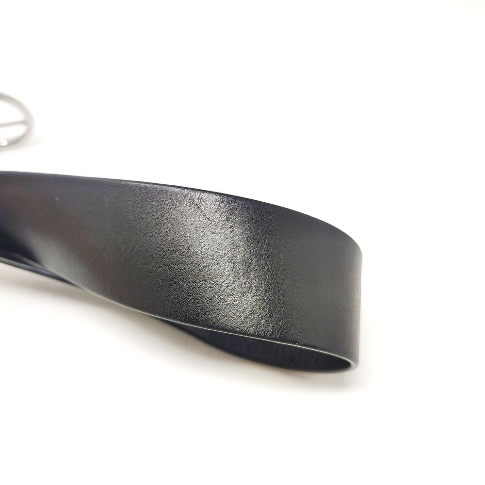 Gap Belt Womens Medium Black Leather Solid - Picture 4 of 8